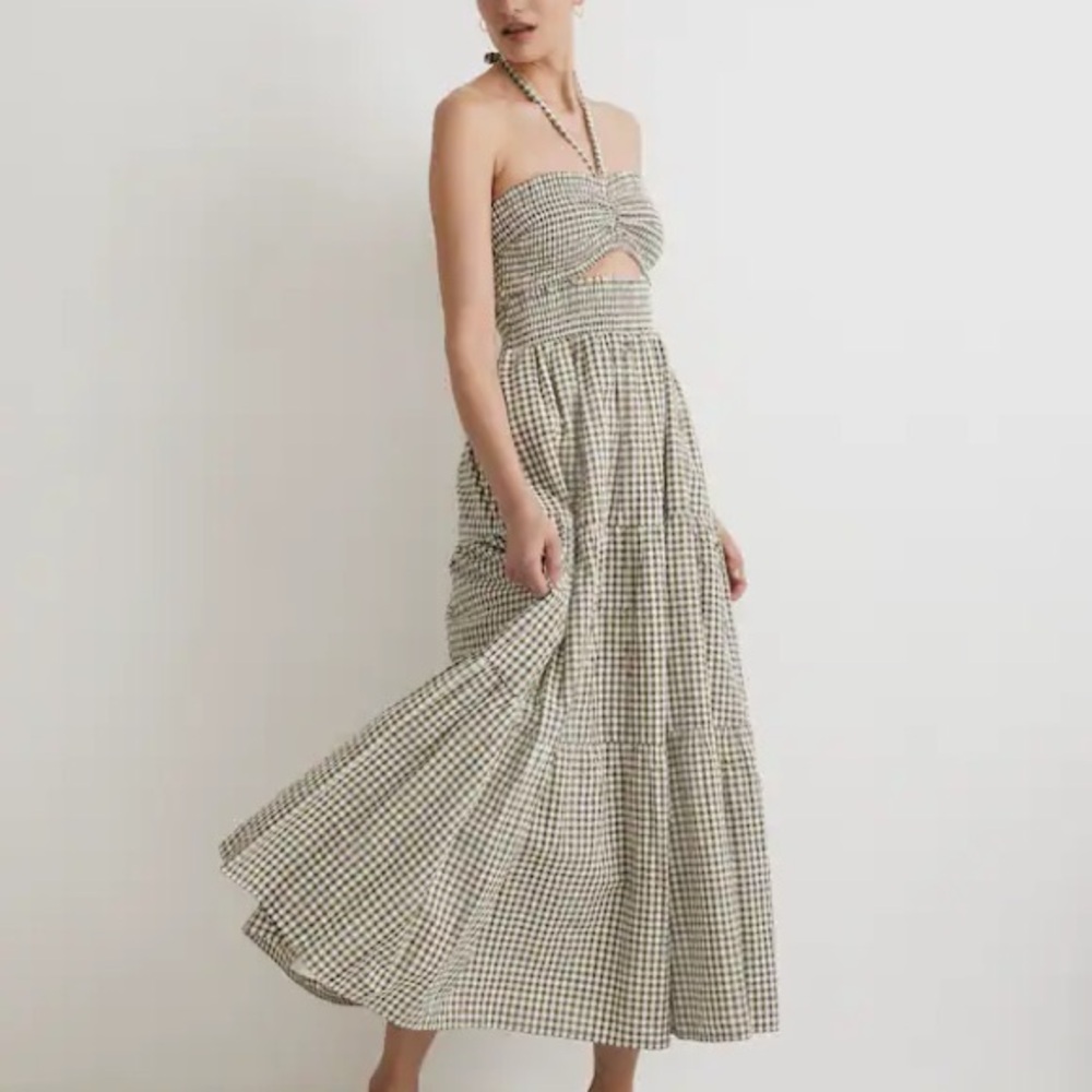 Madewell Modular Halter Midi Dress